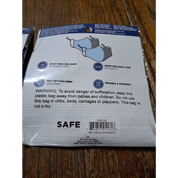 New 4 Breasy Kids Reusable Washable Fitted with Adjustable Ear Loops Facemask - Picture 3 of 3